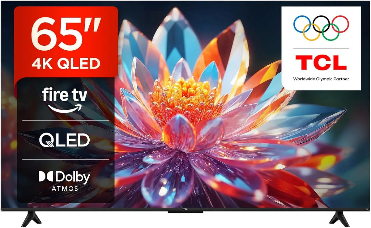 TCL 65T6C Smart TV, téléviseur, 4K UHD, QLED, HDR, Appuyez et Demandez à Alexa, HDR10+, Fire TV