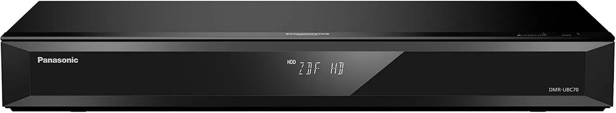 Panasonic DMR-UBC70EGK Smart TV, téléviseur, 4K UHD, Wi-Fi, bleu, 2 Tuners DVB-C/T2 HD, Disque Dur 500 Go, Enregistreur Blu-Ray UHD, VoD 4K, WLAN