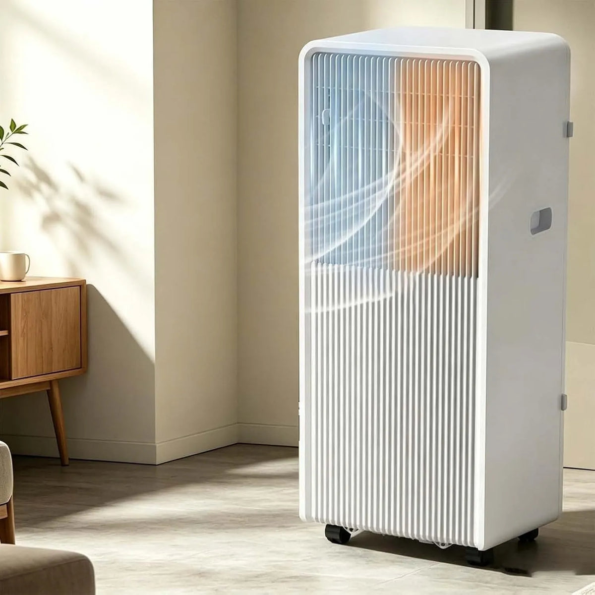Climatiseur, portable, Inverter, Q2, Chauffage, Déshumidification & Ventilation, Panneau Intelligent, Filtre Anti