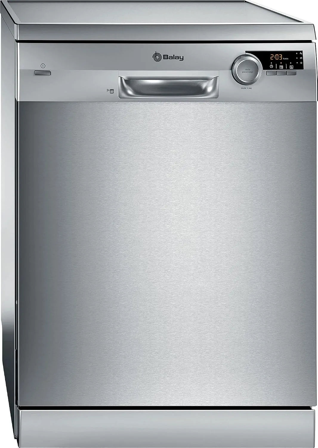 Lave-vaisselle 3VS572IP, 60 cm, silencieux, acier anti-empreintes, 13 services, BALAY, installation libre