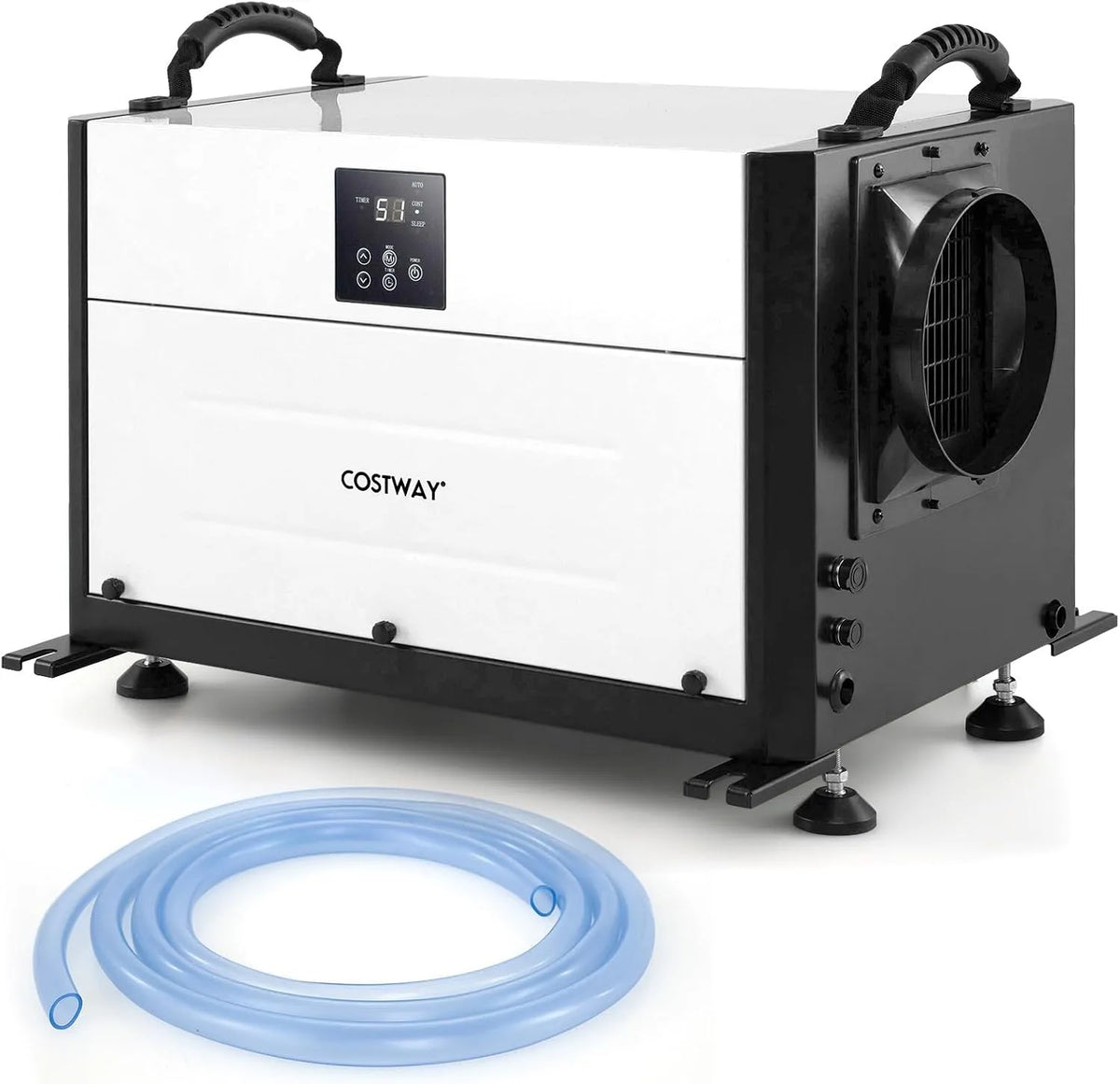 Déshumidificateur, 73, 5 L, minuteur, industriel, professionnel, noir, Jour, pour Entrepôt Sous-sol