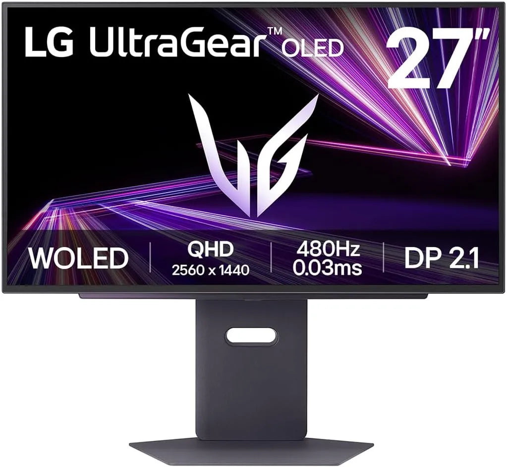 LG 27Gx790A-B DCI-P3 Moniteur, 27 pouces, 2560 × 1440, 0.03 ms, 480 Hz, configuration gaming, OLED, écran PC, DisplayHDRTM TrueBlack 400, CIE1976