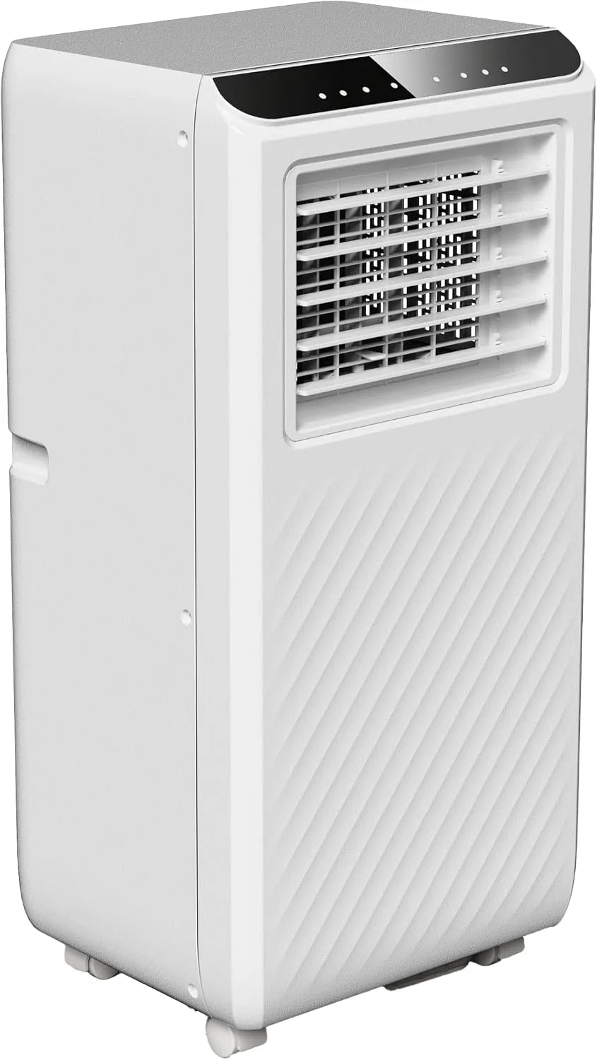 Climatiseur, 70 x 33 x 28 cm, portable, blanc, 7000 BTU, 2 vitesses, télécommande, déshumidificateur, kit fenêtre