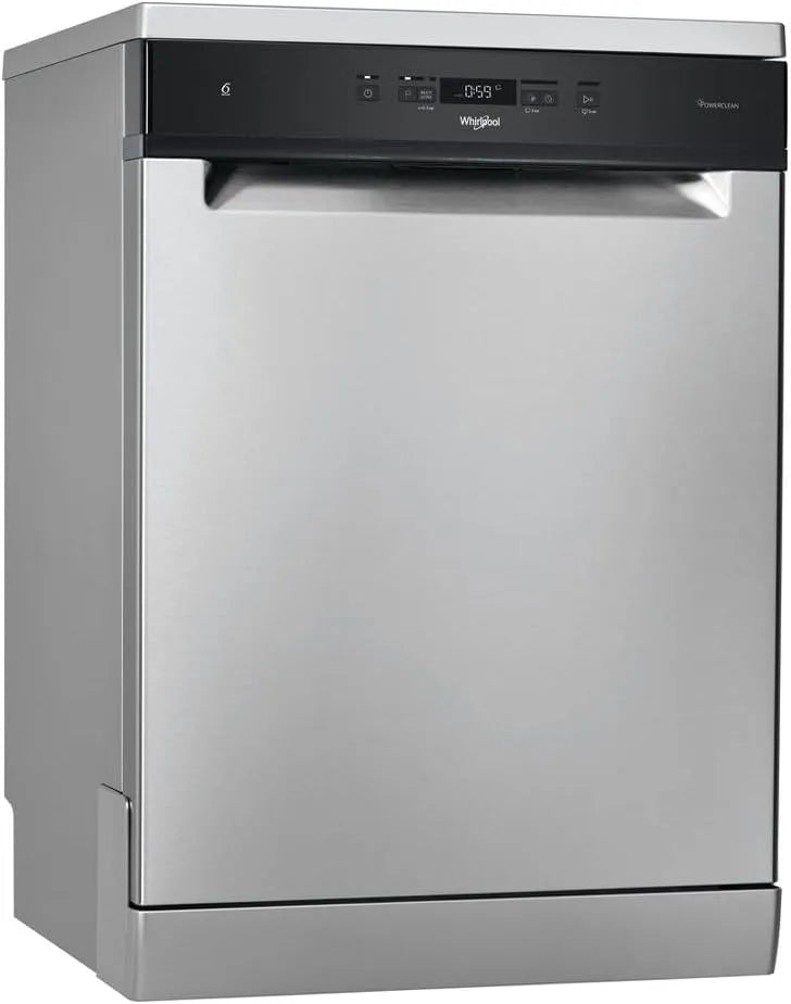 Whirlpool WFC3C33PFx Lave-vaisselle, acier inoxydable, Lave Vaisselle inox Whirlpool WFC3C33PFx