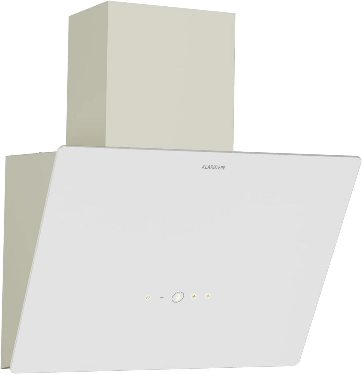 Klarstein Hotte aspirante, 50 cm, 336 m3/h, 50 dB, hotte de cuisine, éclairage LED, tactile, silencieux, Compacte & Puissante, A++ Énergie, Commande