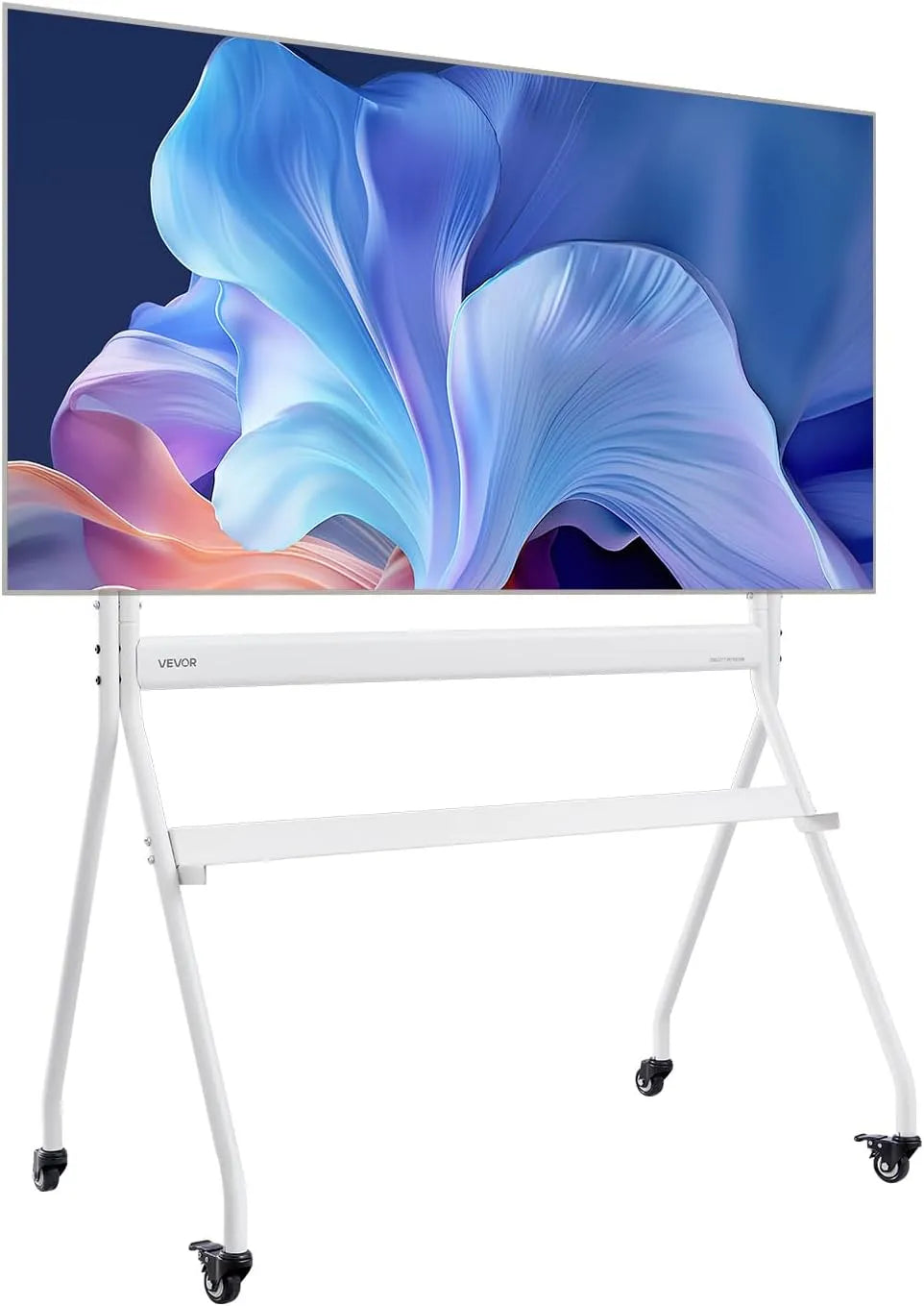 VEVOR Meuble TV, 800 x 600 mm, portable, extérieur, roulettes de déplacement, décoration de salon, OLED, écran LCD, jusqu'à 90 kg, Max. VESA 800 x 600