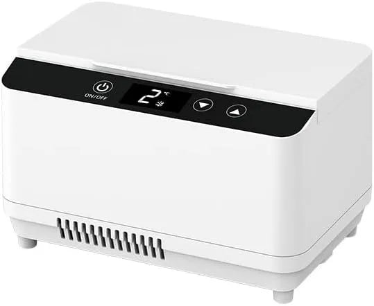 Réfrigérateur médical portable, transport d'insuline et de médicaments, Mini Réfrigérateur À Température Constante pour Médicaments, Double Couche De
