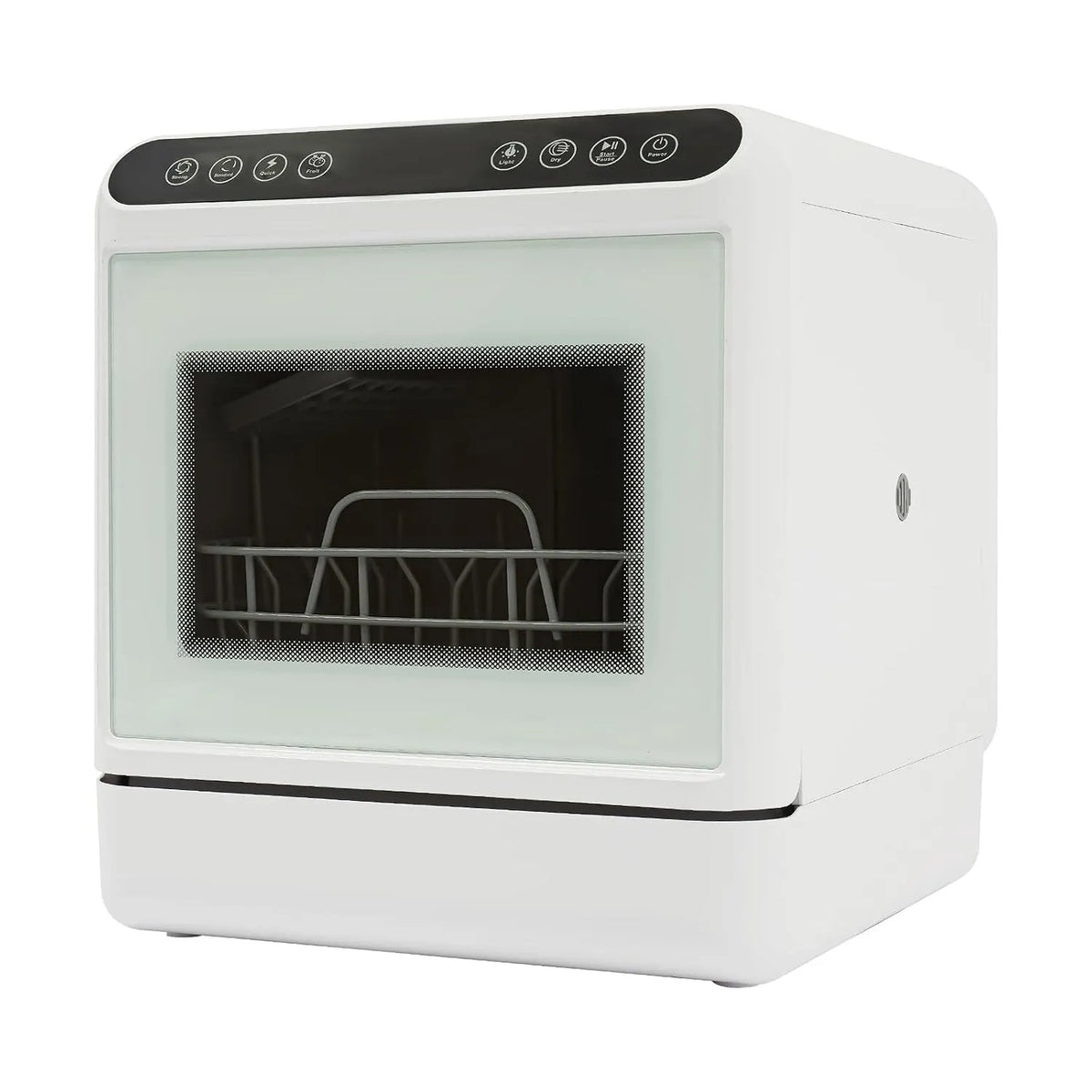 Lave-vaisselle, 6 L, 1100 W, 4 programmes, grand réservoir, bras de pulvérisation à 360°, pour 4 à 6 couverts, sans raccordement à l'eau
