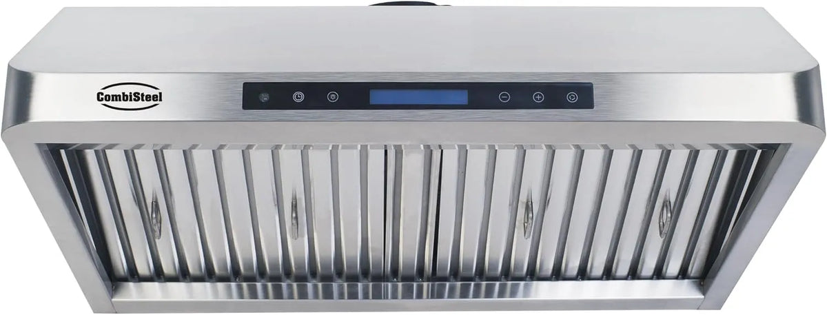 Hotte aspirante, hotte de cuisine, professionnel, acier inoxydable, Hotte Aspirante Professionnelle Inox avec Moteur 900 mm - Combisteel