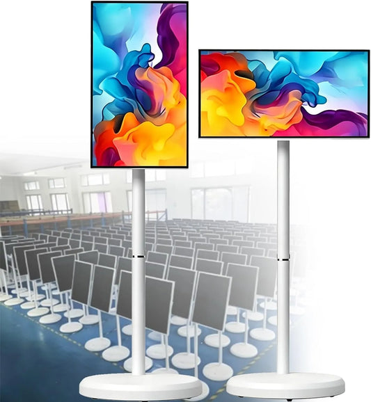 Moniteur 1080p 24inches, 32 pouces, portable, extérieur, tactile, 4GB+64GB, 24, 27
