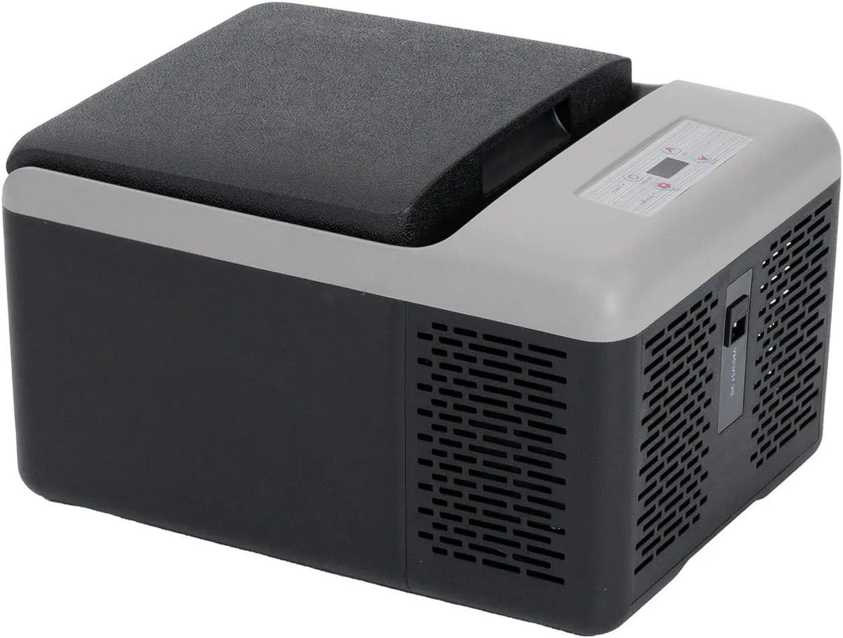 Glacière électrique, 9 L, 20 à 20 °C, 24 V, Alpicool C9PT 12, 24V, voiture, camping, mini frigo portable, noir, Portable à Compression Réfrigérateur