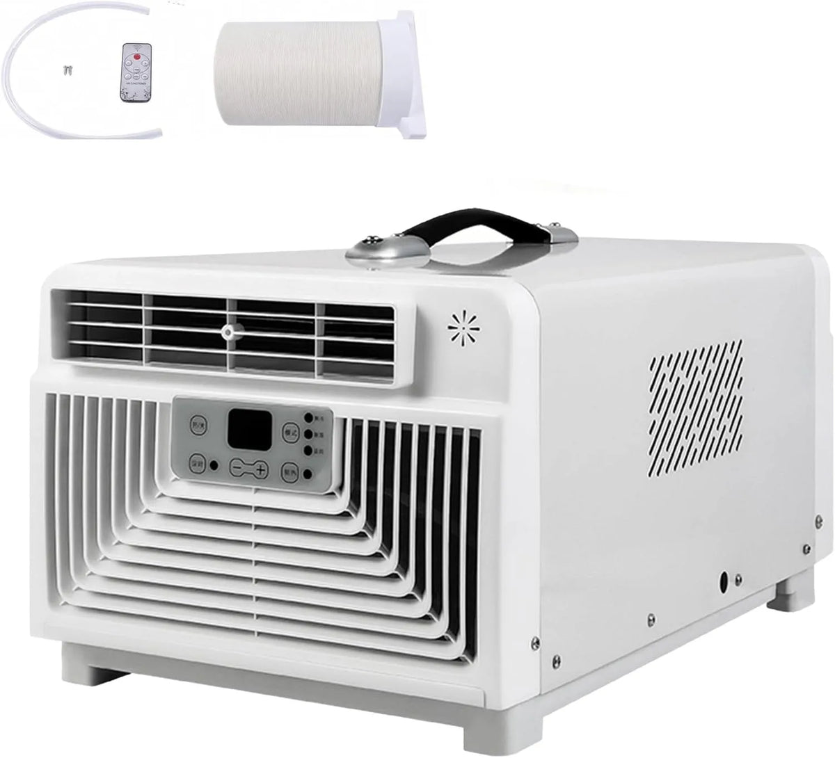 Climatiseur 3-e-n-1, 280 W, silencieux, camping, 2700 BTU Compresseur, 280W Basse Consommation, Camping-car, Refroidisseur 3-e-n-1 pour Van, Camion &
