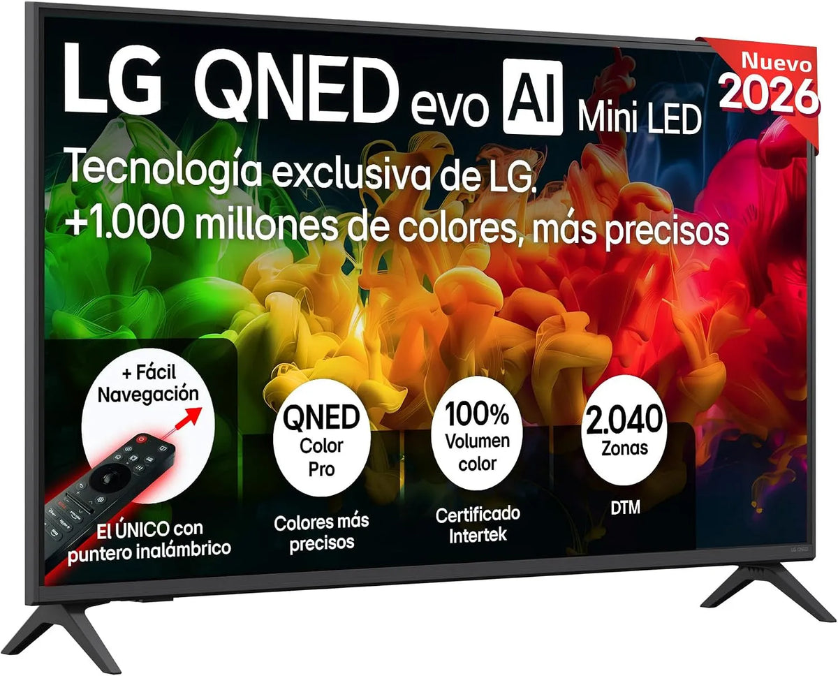 LG 43QNED81B6C Smart TV, 43 pouces, téléviseur, 4K UHD, 2026, LG TV QNED Evo AI 43'