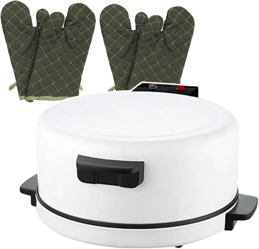 Cuisinière avec four, 11, 8 pouces, 2000 W, pizza, professionnel, 30CM Plaque Ronde pour Usage commer, contrôle de la Chaleur