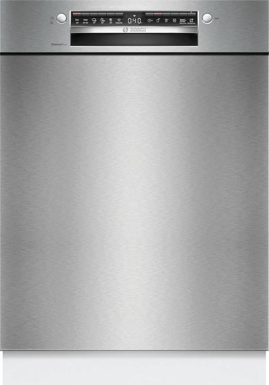 Lave-vaisselle SMU4ECS28E, 60 cm, Acier brossé, Série 4, Lave-vaisselle sous plan