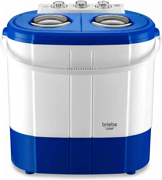 Lave-linge, 3 kg, portable, camping, blanc, Petite Laveuse 2 Compartiments, Camping-Cars, Essorage, Idéal Voyages, Caravanes, Faible Consommation