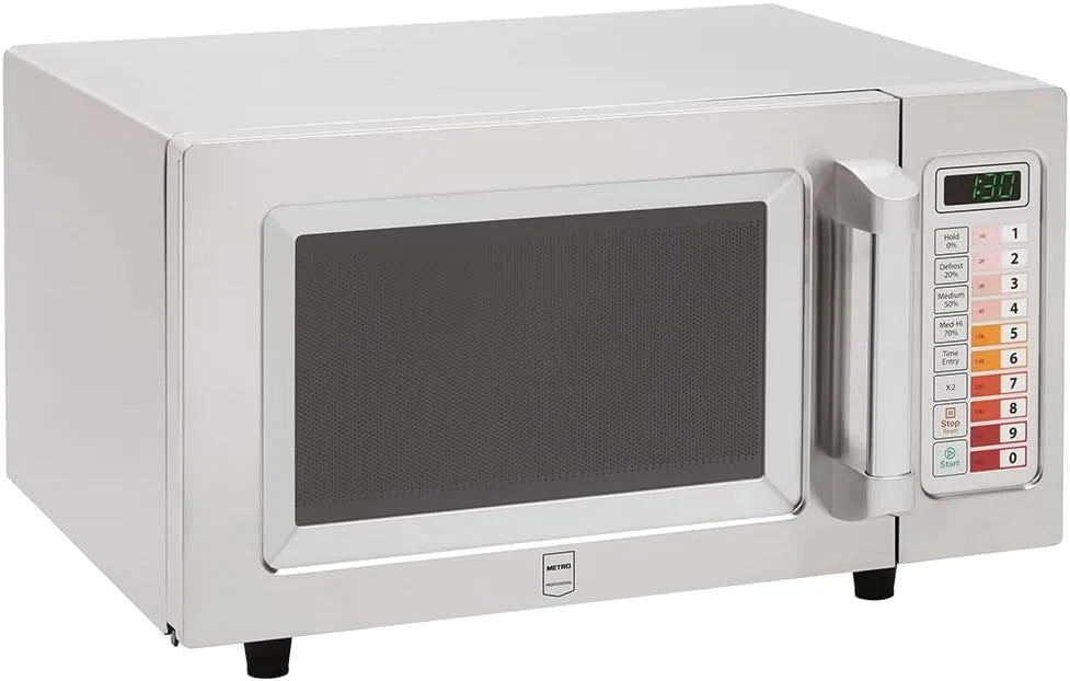 Micro-ondes, 51.1 x 43.2 x 31.1 cm, 25 L, 1000 W, METRO GMW1125, tactile, minuteur, acier inoxydable, argenté, 100 Programmes, Inox