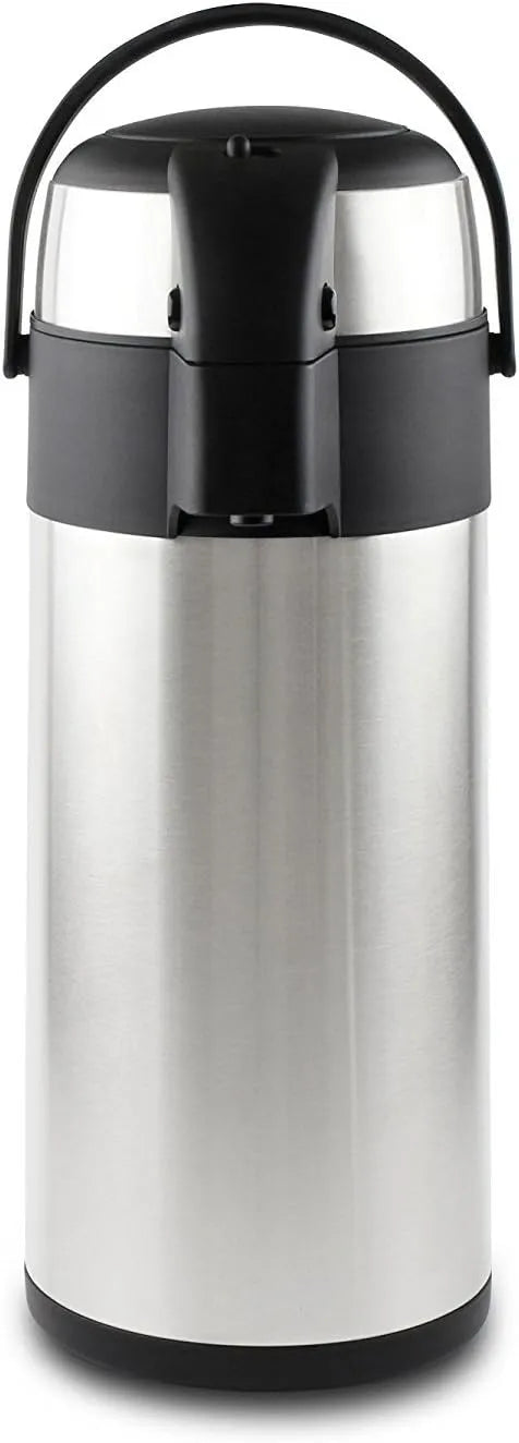 Produit 0 l en acier inoxydable avec pompe à pression, Pioneer Thermos 3, bouteille étanche pour boissons chaudes et froides, distributeur à pompe