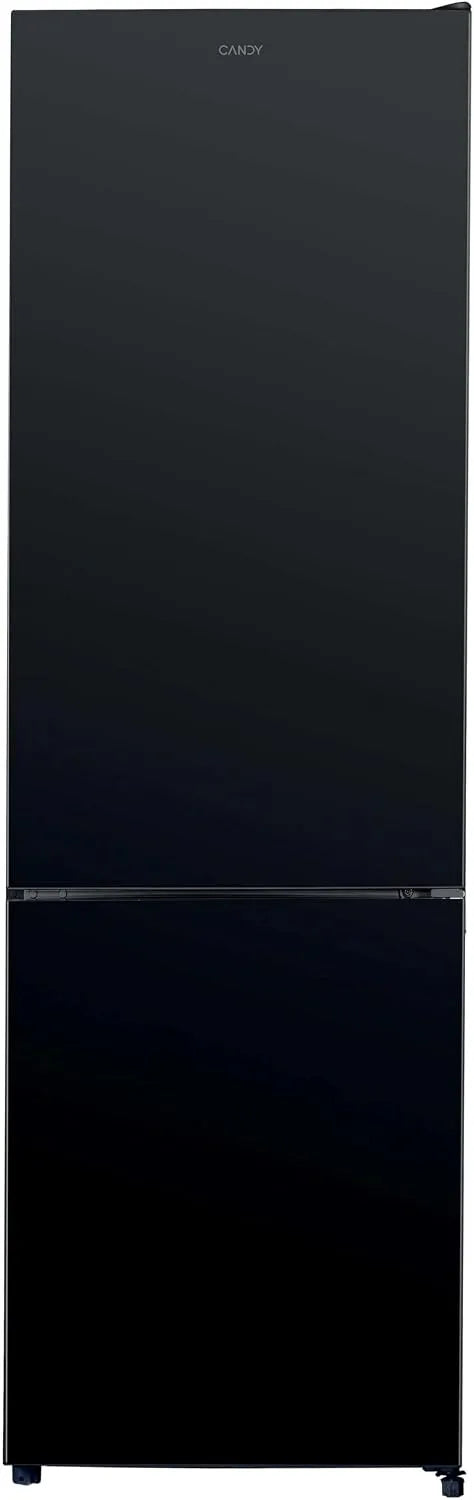 Candy CCG3L517EB Réfrigérateur combiné, 260 L, 54, 5 x 55 x 176cm, 39 dB, classe énergétique E, frigo avec congélateur, noir