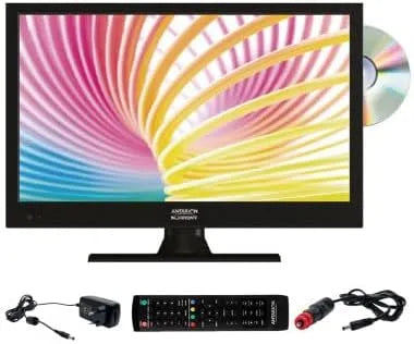 Smart TV, 16 pouces, 12 V, téléviseur, camping, Antarion TV LED 16' 40cm Télévision HD TNT Camping 12V DVD intégré