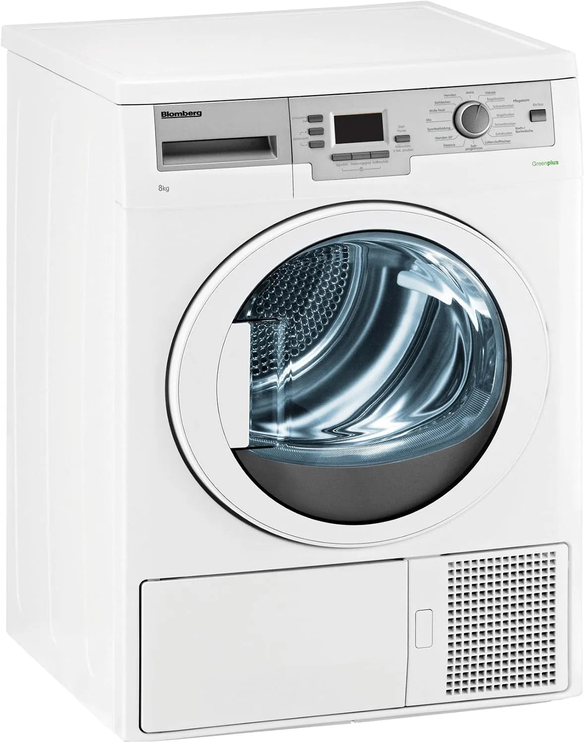 Sèche-linge, 16 programmes, 8 kg, Blomberg AGE63, blanc, 176 kWh, technologie pompe à chaleur, écran multifonction