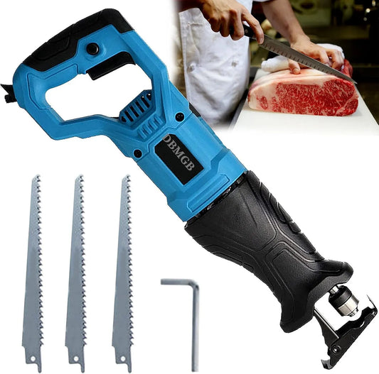 Produit Scie de Boucher Inox Professionnel, Scie à Os de Boucher électrique, 1050W Scie Viande Boucher pour Couper Viande Congelée et Os, Conception