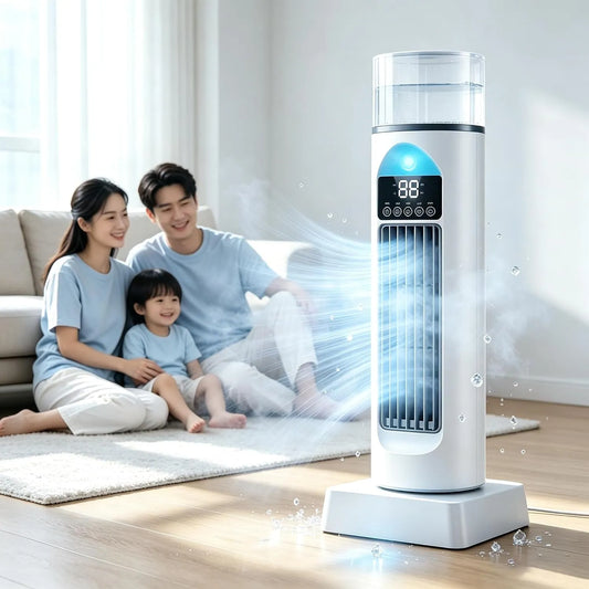 Climatiseur, classe énergétique E, portable, silencieux, Climatiseur Mobile Sans Évacuation - 2026 Ventilation Puissante Climatiseur Portable