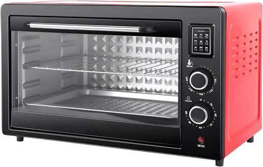 Four électrique, 70 à 230 °C, gril, compact, #1, Plaque de cuisson, grille métallique et contrôle de température de 70-230°C pour la cuisson à