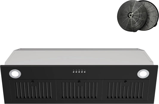 Cuisinière avec four, 91, 4 cm, hotte de cuisine intégrée avec 600 CFM, hotte d'aération convertible avec conduit, sans conduit, filtres en