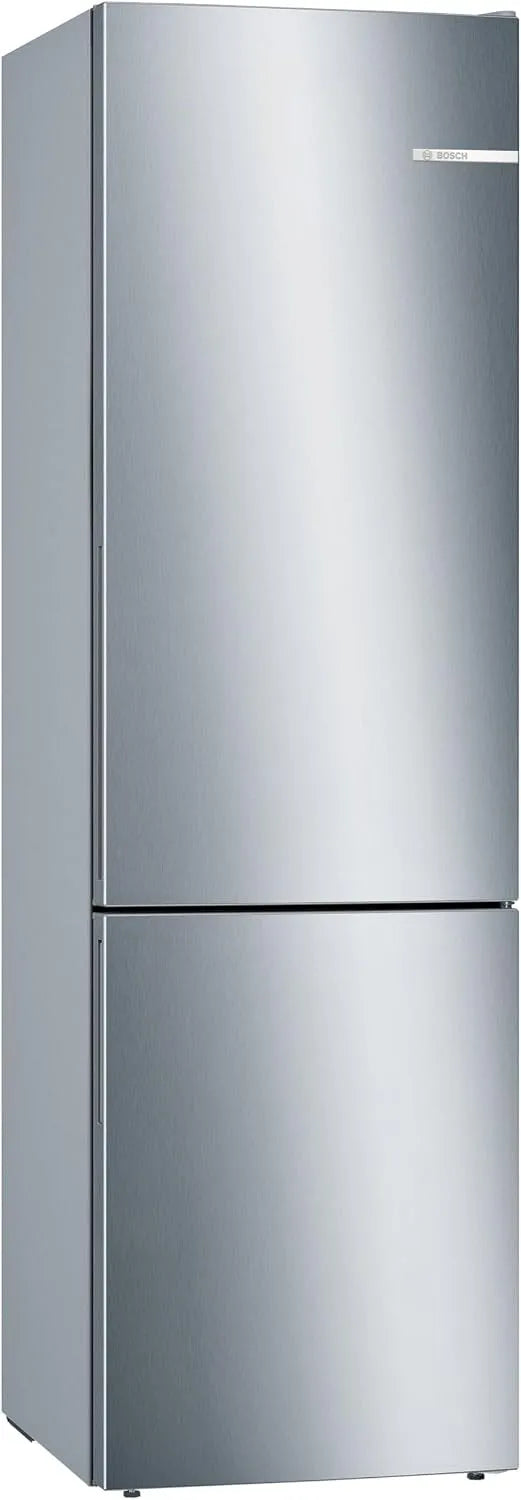 Bosch KGE39AICA Congélateur, 252 L, pose libre, acier inoxydable, armoire congélateur, 168 kWh, FreshSense, 201 cm, Bosch KGE39AICA Electroménager