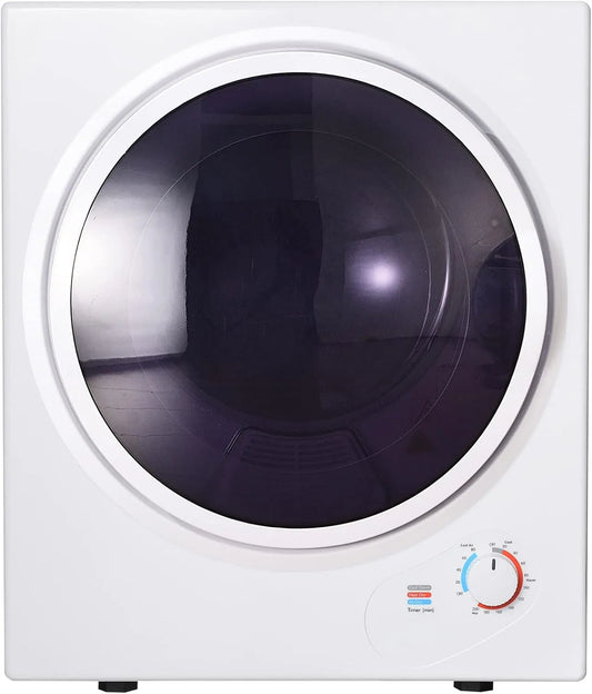 Sèche-linge, 850 W, minuteur, Réglable jusqu'à 65°C, minuterie 20 à 200 MN, Chauffage en CéRamique PTC, 850W, Sèche-linges, Chargeur Frontal, Compact