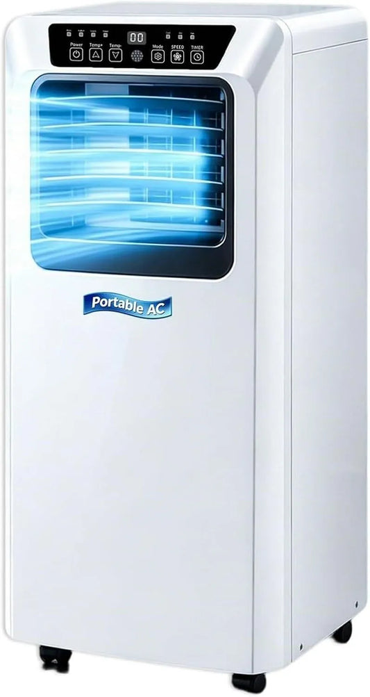 Climatiseur 24h 7000BTU, portable, minuteur, 9000BTU, Unité de Refroidissement puissante refroidit jusquà 16, 20, 24 M2 pour Maison Bureau