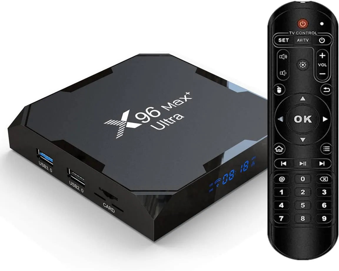 Smart TV G, 5G H.265, téléviseur, 4K UHD, Wi-Fi, Android OS, 1 décodage HD 4K Kit Top Box, 4 Dual WiFi BT 4, TV Box Upgraded Android 11.0 TV Box 4 Go