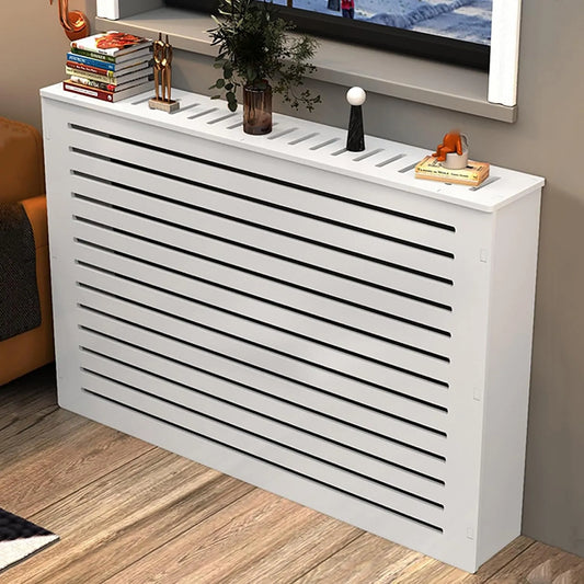 Radiateur électrique, vapeur, Cache-radiateur pour la maison, armoire chauffante à persiennes blanches, étagère de chauffage cachée, décoration de