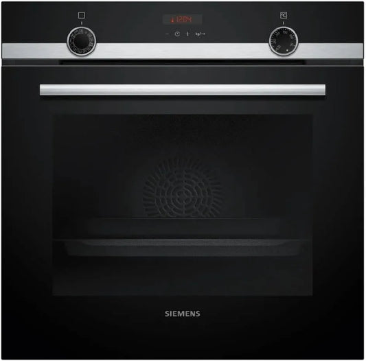 Siemens iQ300 HQ574AER3 Four électrique, 60 x 60 cm, 10 programmes, encastrable, effet 3D, vapeur, air chaud 3D, acier, nettoyage pyrolyse, chauffage