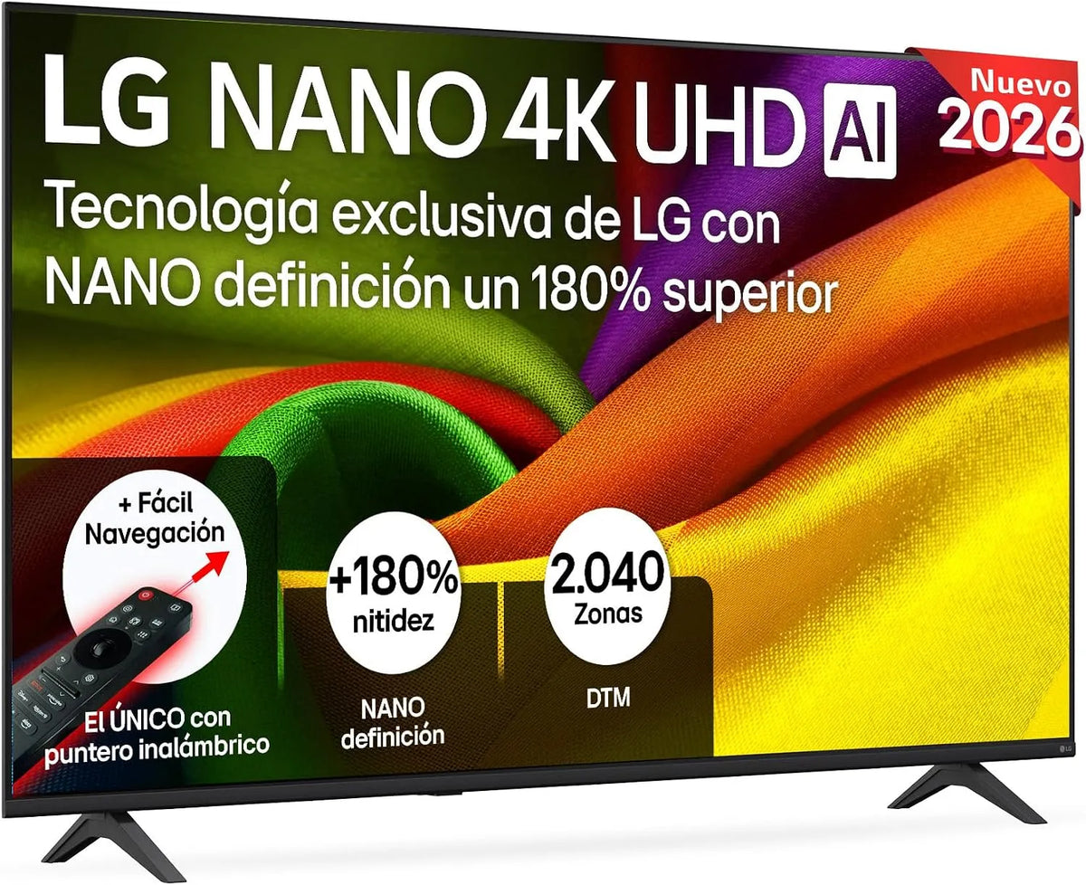 LG 65NU900B6LA.AEU Smart TV, 65 pouces, téléviseur, 4K UHD, NanoCell, webOS, noir