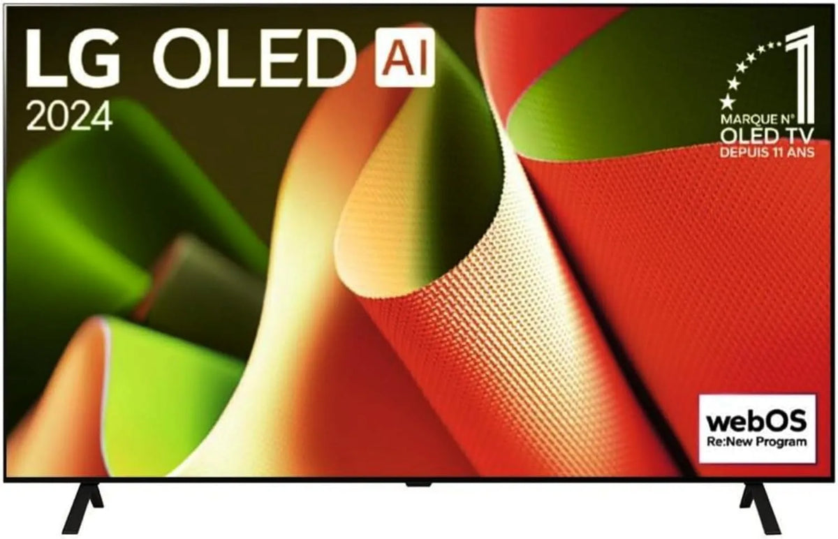 LG OLED77B4 Smart TV, 195 cm, téléviseur, 4K UHD, Dolby Vision & Atmos, Processeur α8 AI 4K, LG TV OLED 2024, 77'', Alexa