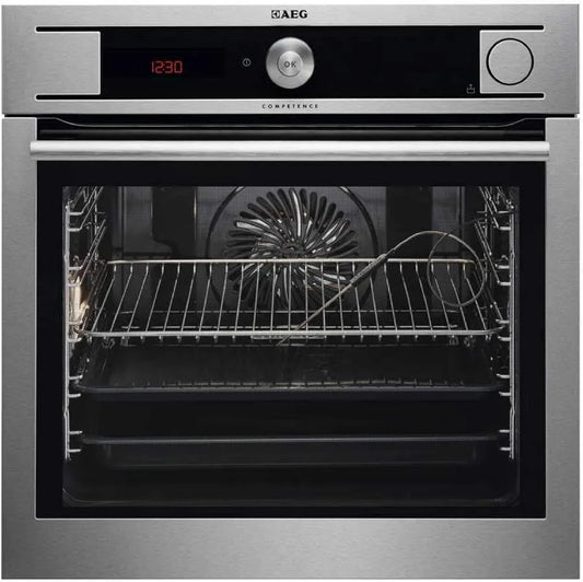 AEG BS9304701 Four électrique, encastrable, vapeur, acier inoxydable, AEG BS9304701 M Procombi Multi-steamer Four vapeur encastrable en acier