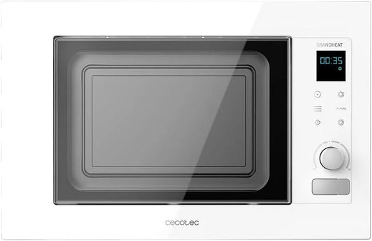 Cecotec Grandheat 2090 Micro-ondes, 21 L, 1200/900, 1000 W, 8 programmes, tactile, encastrable, minuteur, gril, intérieur céramique, décongélation