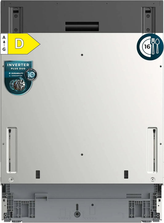 Cecotec Bolero Aguazero 6260 Lave-vaisselle, 60cm, 6 programmes, encastrable, Inverter, acier inoxydable, Panier Supérieur Réglable, Départ Différé