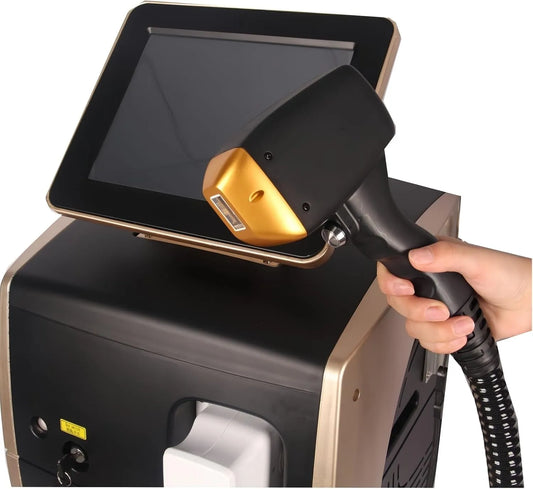 modèle 1064nm, Machine professionnelle d'épilation de laser de refroidissement de point de congélation de Diode 3 longueurs d'onde 808 755 1064nm