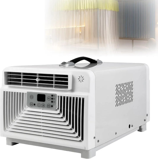 Climatiseur 3-e-n-1, 280 W, camping, 2700 BTU Compresseur, 280W, 3-e-n-1 Refroidisseur, Climatiseur Mobile Compact, Ventilateur & Déshumidificateur
