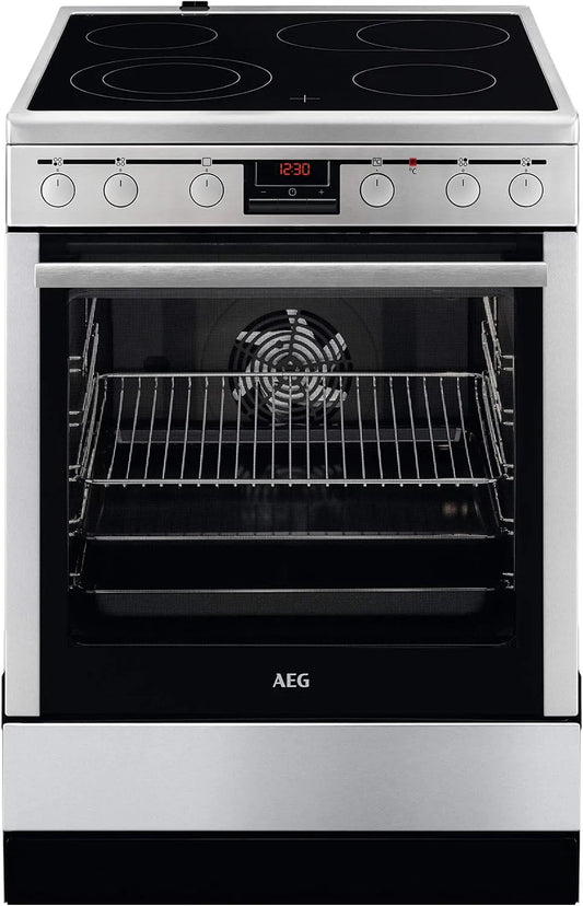 AEG appareil de cuisson, A -20%, porte avec nettoyage facile, fonction de décongélation 72 Liter acier inoxydable 47056VS-WN