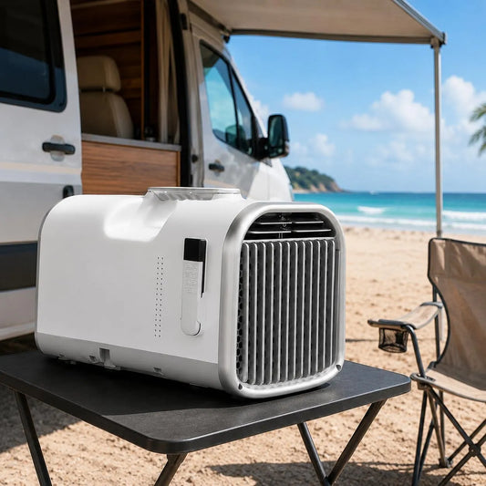 Climatiseur, 16 à 32 °C, 42 dB, Refroidissement Compresseur 5100 BTU, 4 En 1: Froid, Contrôle 16°C, Ventilateur, Déshumidification, Veille
