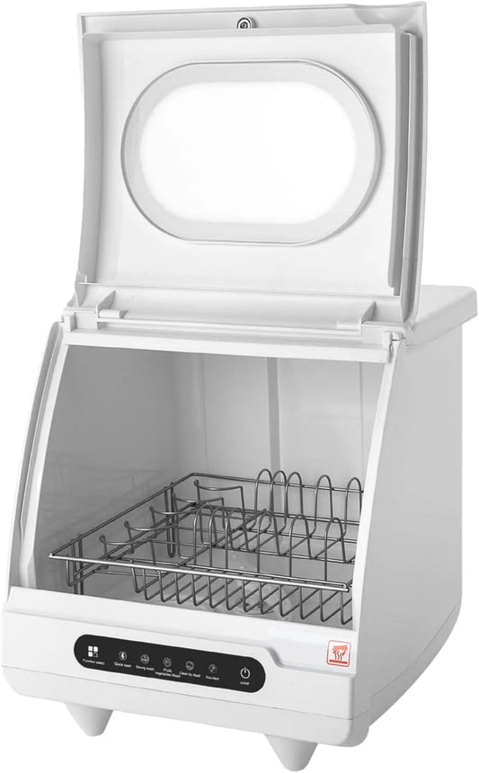 Lave-vaisselle, portable, tactile, blanc, Convient Pour la Maison, le Bureau, Mini Lave Vaisselle