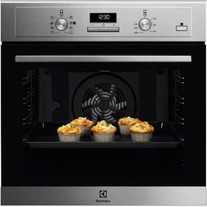 Electrolux COD3S40x Four électrique, 72 L, classe énergétique E, acier inoxydable, Electrolux Four Pyrolyse COD3S40x, 72L, Inox