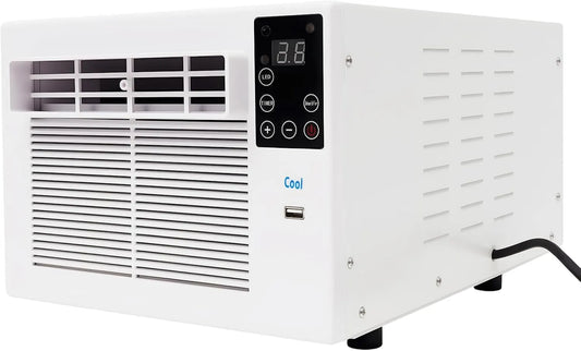 Climatiseur, 41, 5 x 28, 3 x 20, 5 cm, 280 W, portable, autonome, camping, Ventilateur portable autonome 280 W pour la maison
