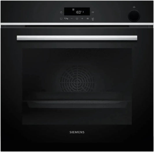 Siemens HR532GBS3 Four électrique, 71 L, 3600 W, encastrable, noir, Four Siemens encastrable 3600W 71L Noir - HR532GBS3