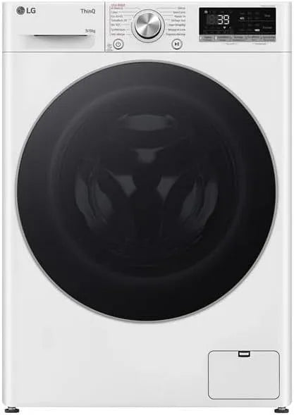 LG 9, 6Kg 1400trs Lave-linge séchant, 68 L, 6 kg, lave-linge, sèche-linge, F964R71WRST, Moteur AI Direct Drive
