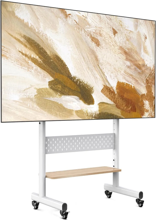 Meuble TV, 85 pouces, 600x400mm, roulettes de déplacement, FITUEYES Support TV roulettes pour Téléviseurs de 40 à 85 Pouces Meuble TV sur roulettes
